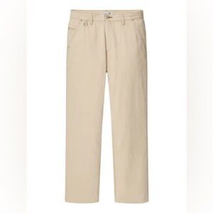 Uniqlo x JW Anderson Light Tan Relaxed Straight Jeans Size 31